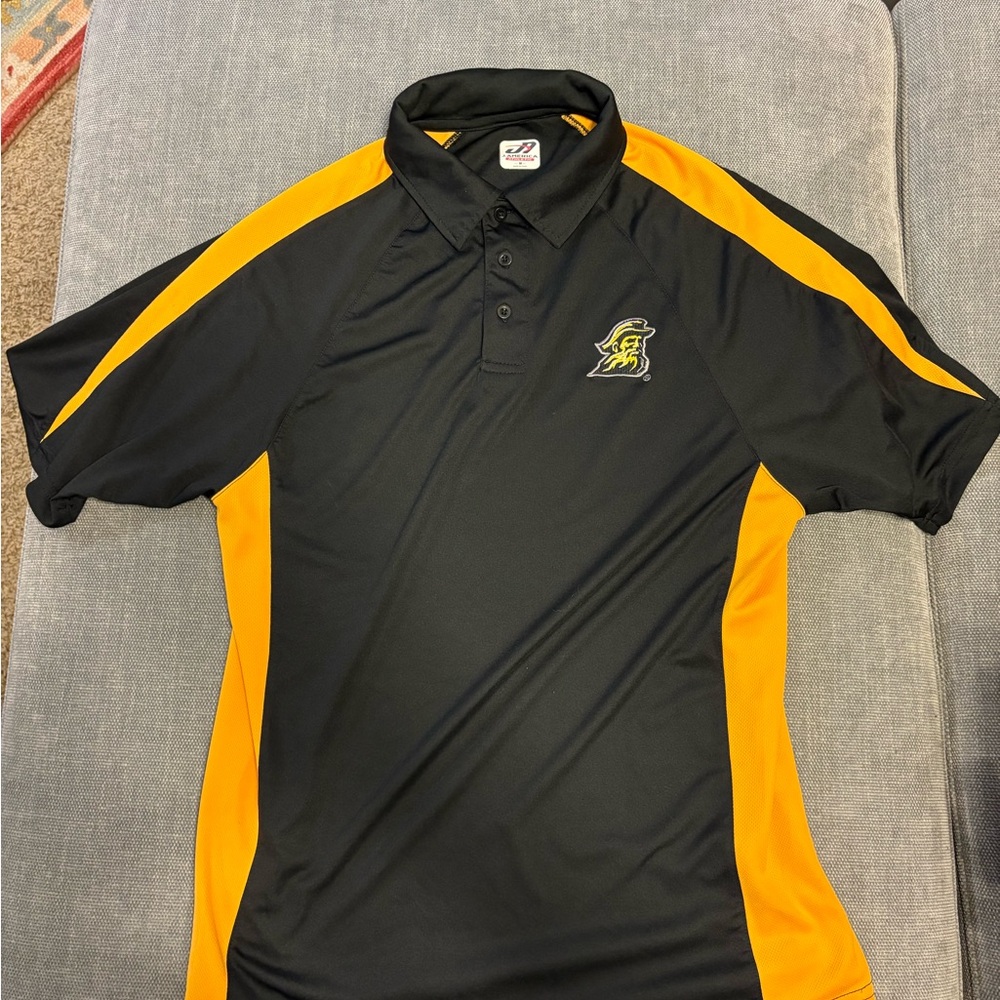 Black and Yellow Appalachian State Polo Shirt